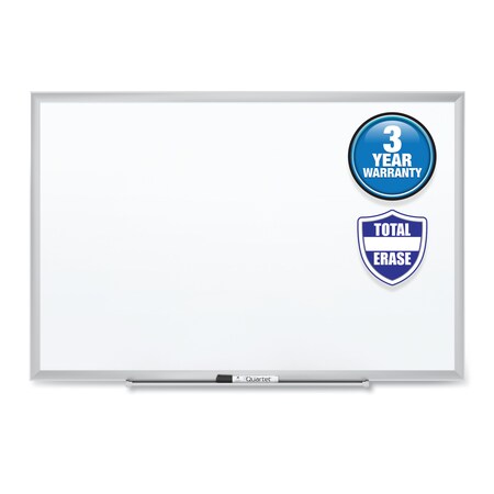 Quartet Classic Series Total Erase Dry Erase Board, 96 x 48, Silver Aluminum Frame S538